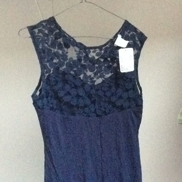 Sleeveless dress,blue - Picture 2 of 3
